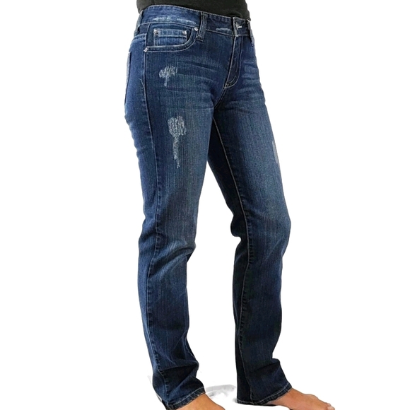 Paper Denim Midrise Jeans Size 28/6x31 Straight Dark Wash - Picture 4 of 4